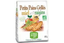 PETITS PAINS AU MIEL ET RAISIN