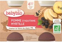 POMME MYRTILLE  2 BABYBIO