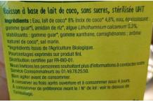BOISSON DOUCEUR COCO 1L SANS SUCRES