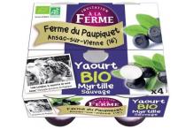 YAOURT MYRTILLE SAUVAGE 4X125G
