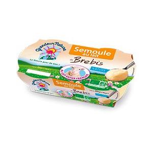SEMOULE AU LAIT BREBIS 2X140G
