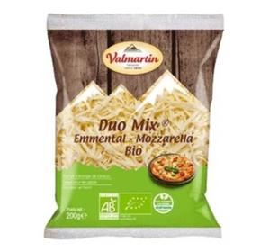 DUO MOZZARELLA EMMENTAL RAPE 200G