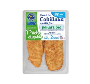 PANE DE CABILLAUD MSC PANURE BIO