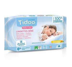 LINGETTES SANS PARFUM CALENDULA TIDOO