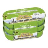 SARDINES A L'HUILE D'OLIVE 3X55G