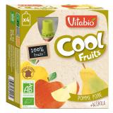 COOL FRUIT POMME POIRE X4