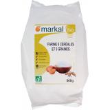 FARINE 5 CEREALES ET 3 GRAINES 500G