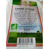 FARINE ORGE MONDEE 500G