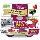 YAOURT FRUITS ROUGES 4X125G FERME BATISS